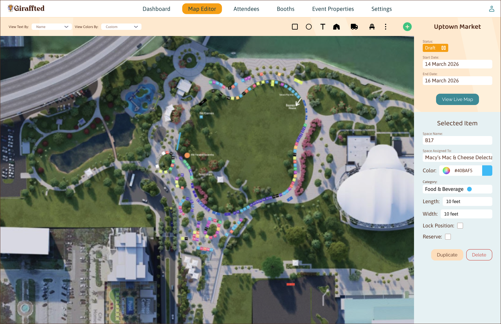 Giraffted app preview